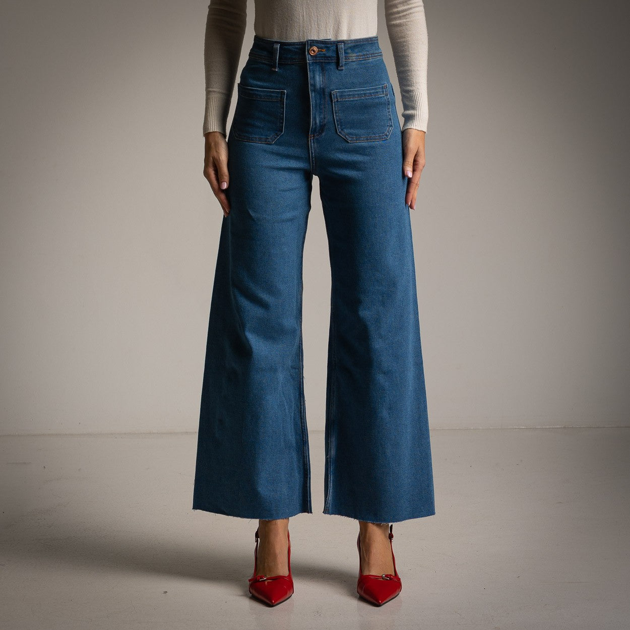 PANTALON JEANS EN DENIM