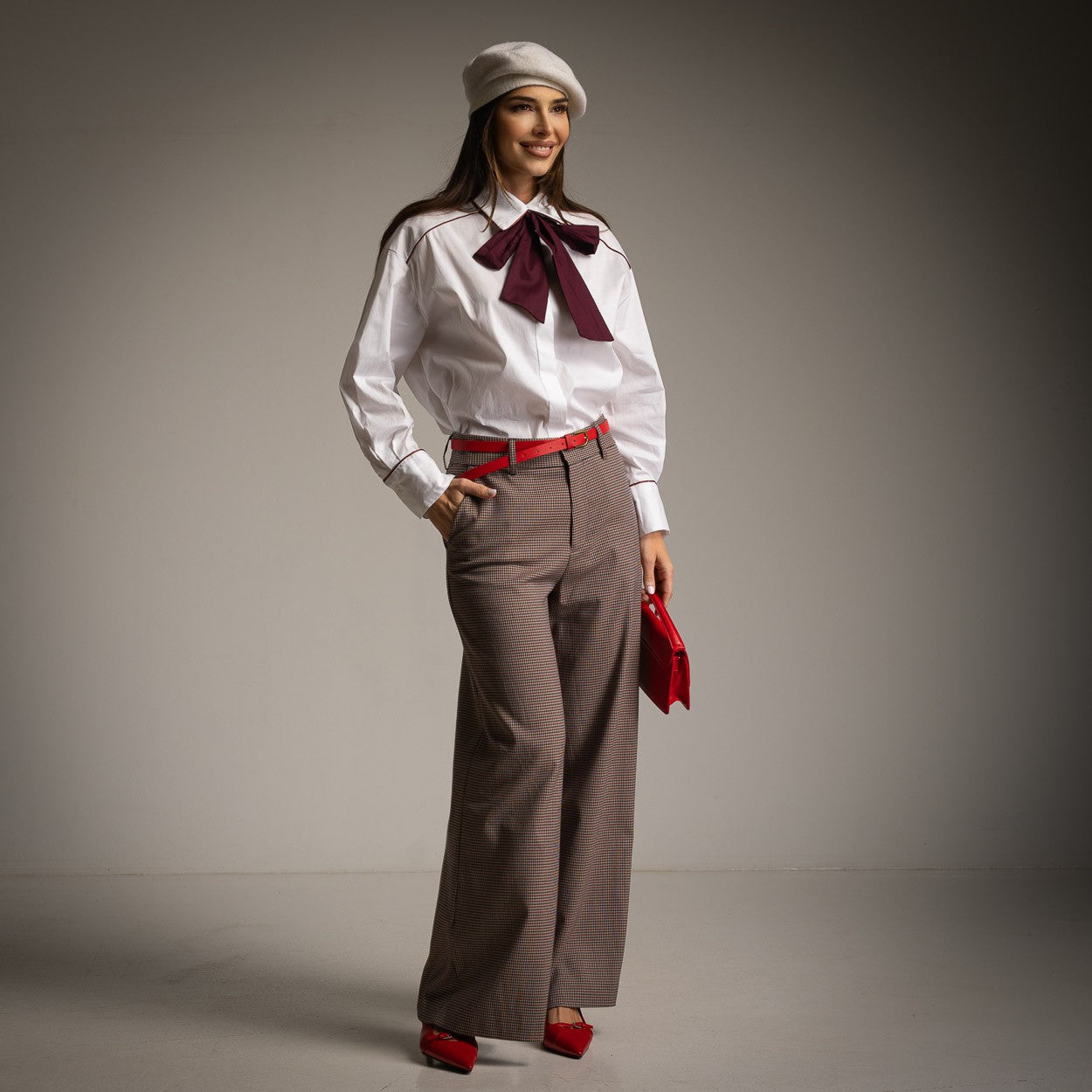 CHEMISE NOEUD DE GALA BLANCHE