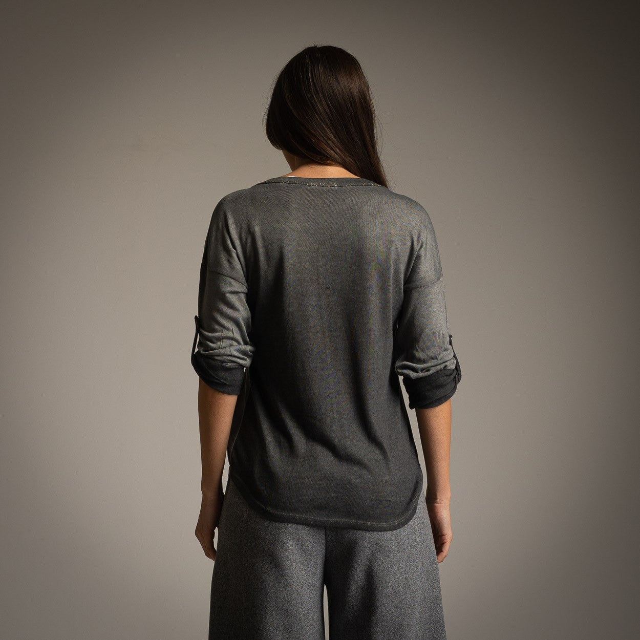 T.SHIRT LUREX NOIR