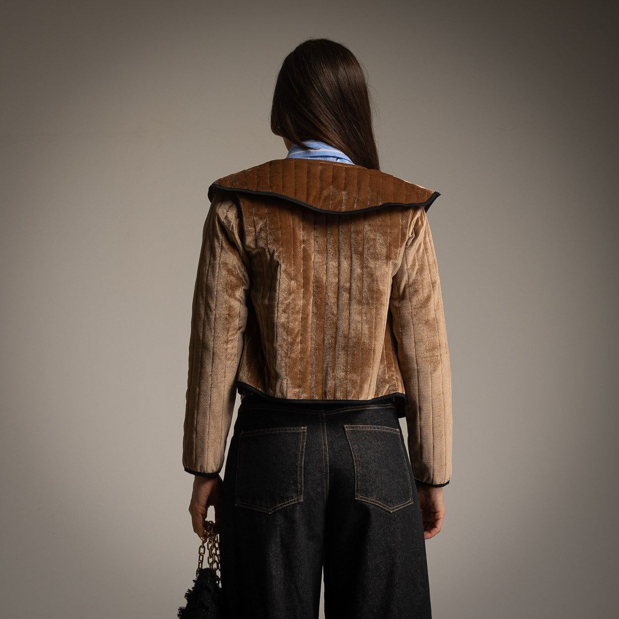 VESTE MOLIERE MARRON