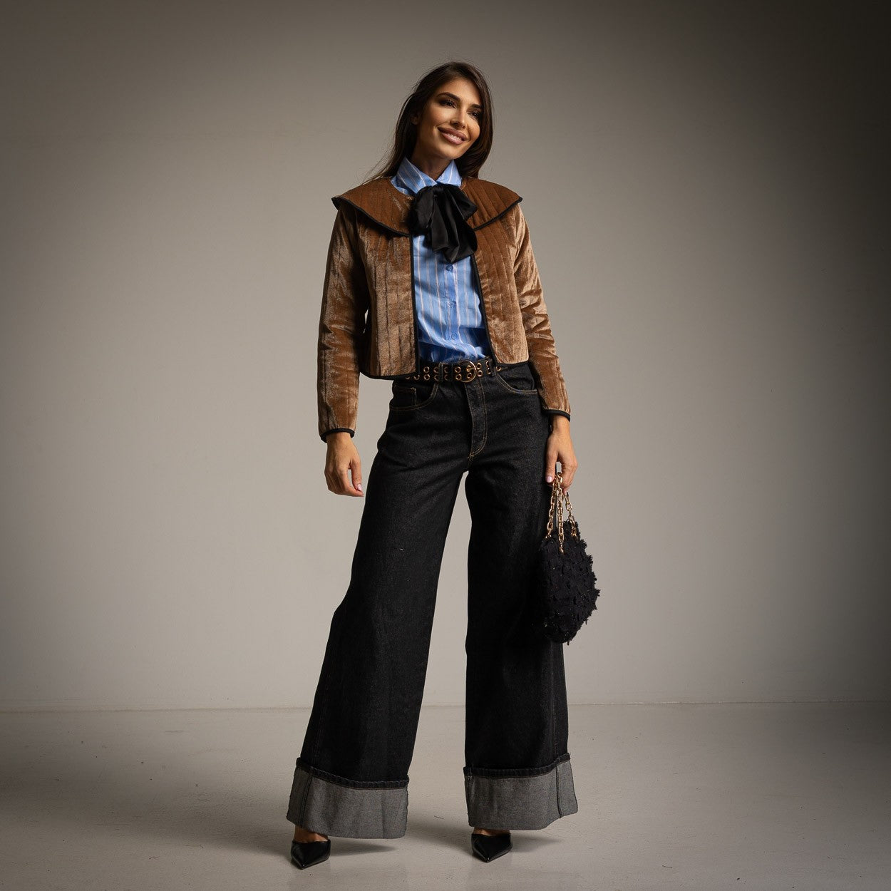 VESTE MOLIERE MARRON