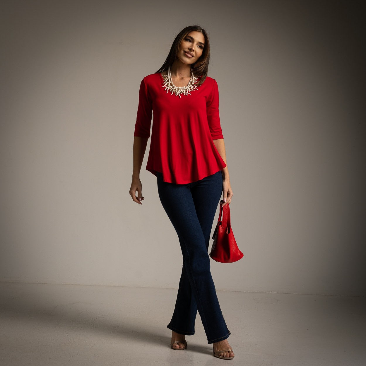 T-SHIRT ROUGE