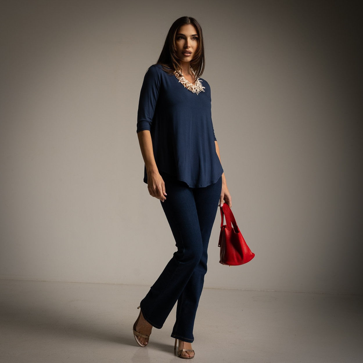 T-SHIRT BLEU MARINE