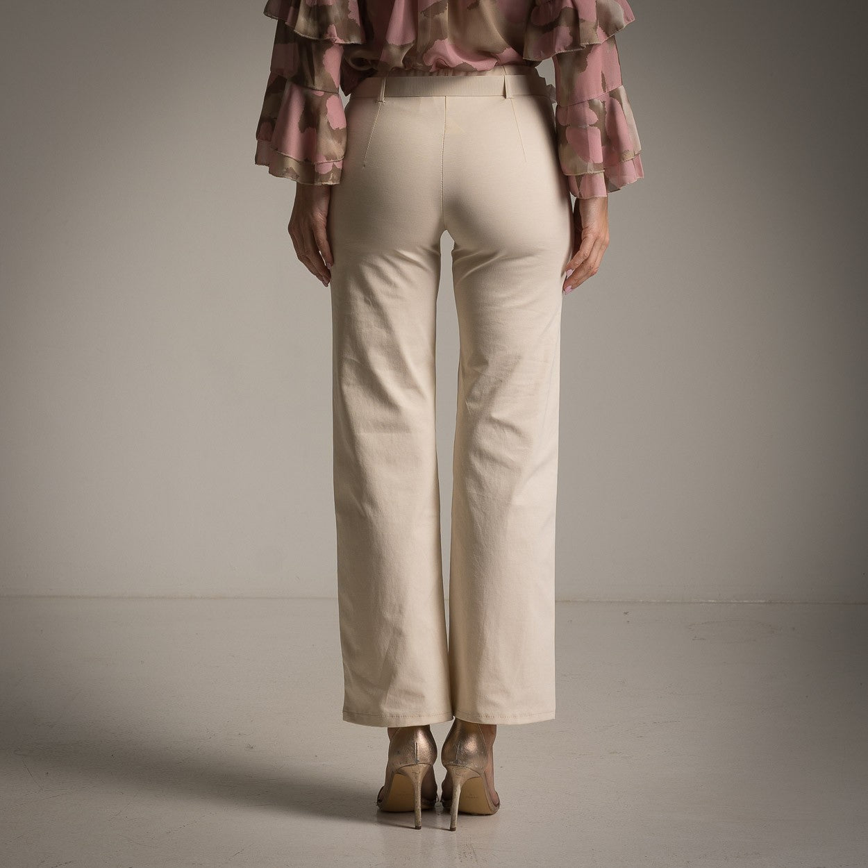 PANTALON PALAZO BEIGE