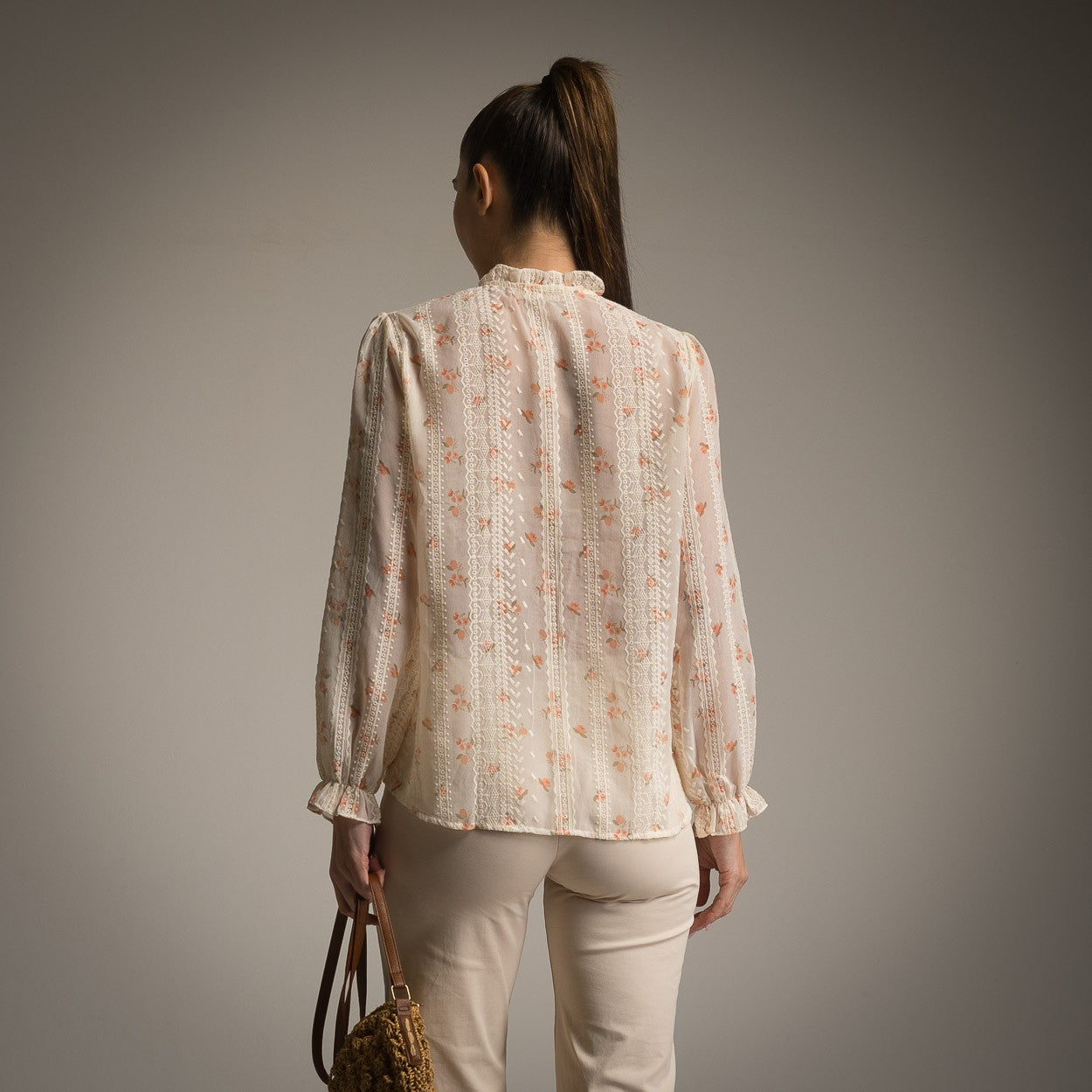 BLOUSE ROMANTICA ORANGE