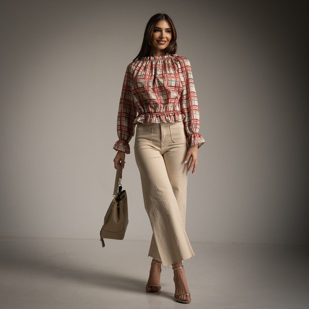 BLOUSE MEXICAINE TUILE