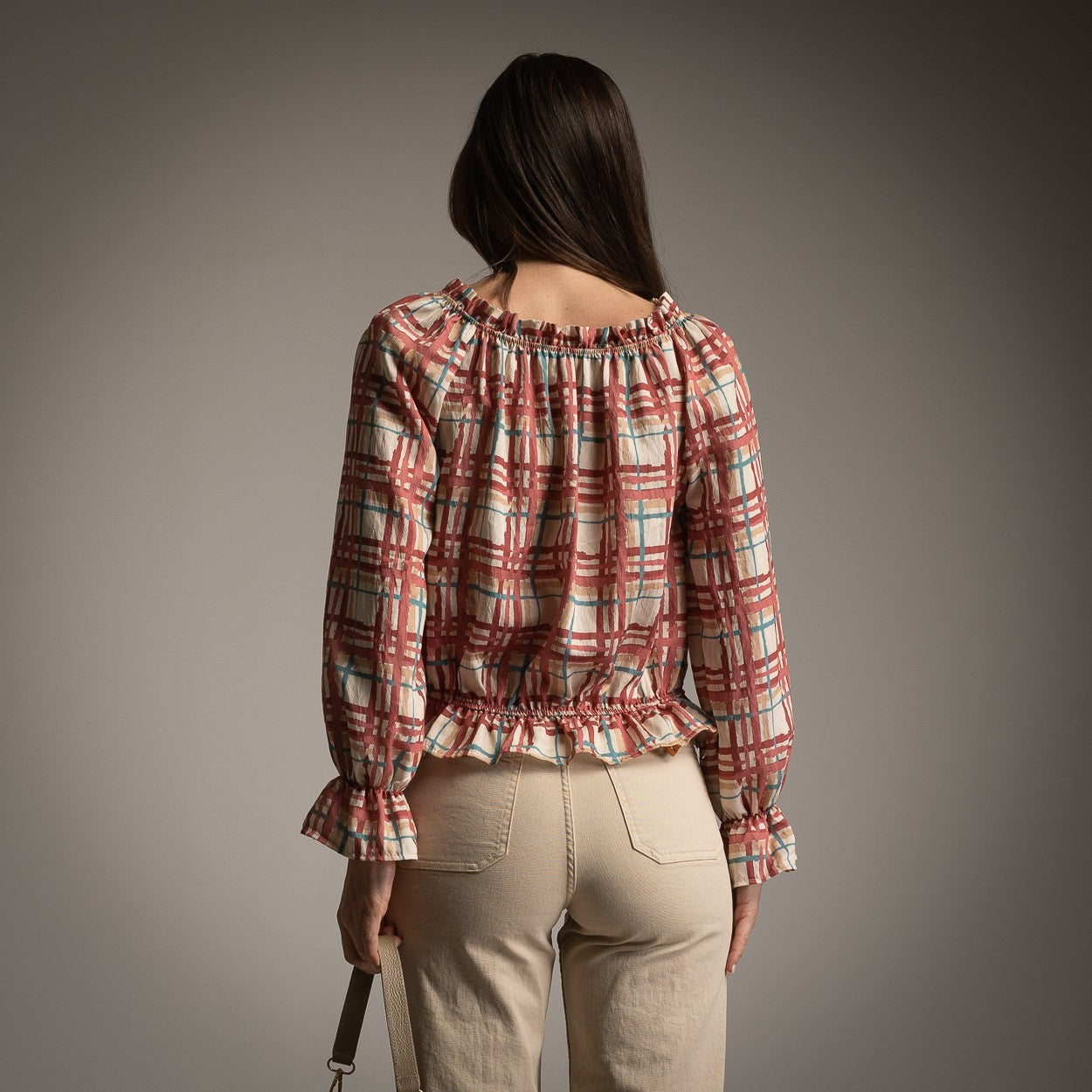BLOUSE MEXICAINE TUILE