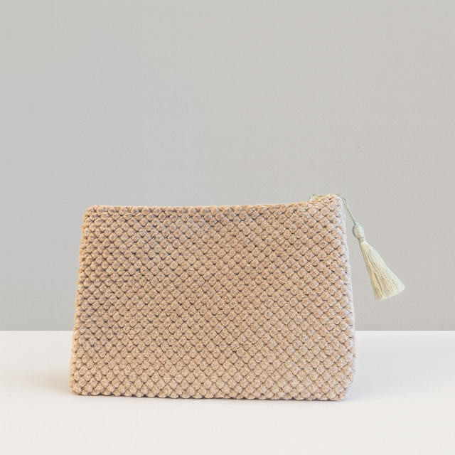 POCHETTE BOHEME CHIC BEIGE