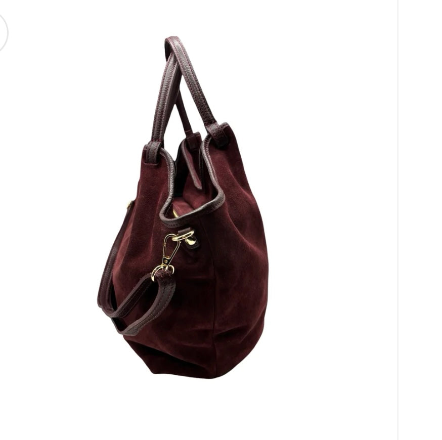 SAC CUIR SUEDE OLGA MEDIUM