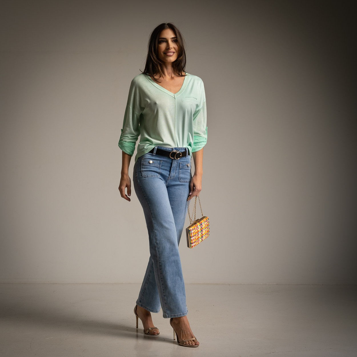 T.SHIRT LUREX MINT