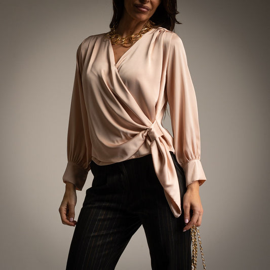CHEMISE CROISEE ROSE