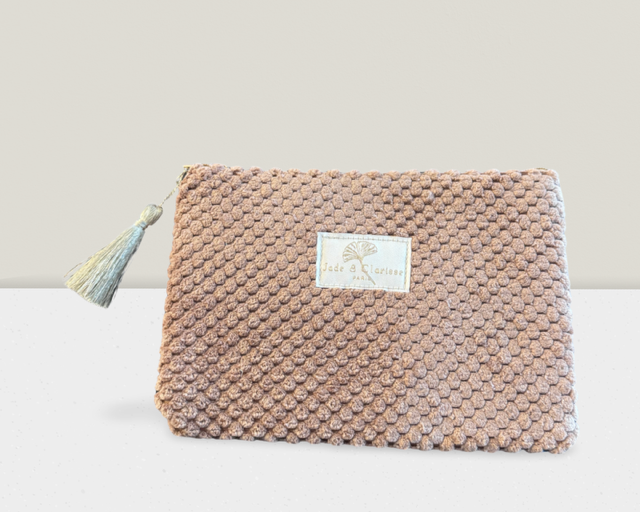POCHETTE BOHEME CHIC BEIGE