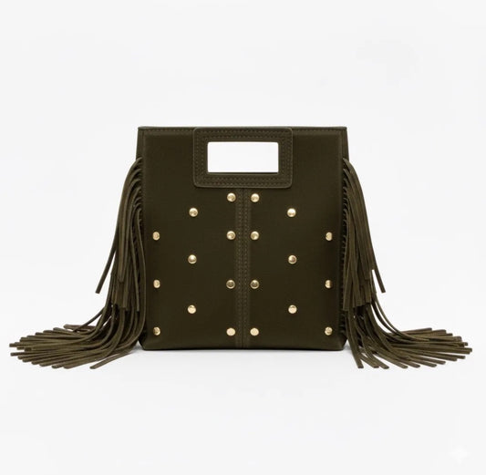 SAC CUIR MARION KAKI