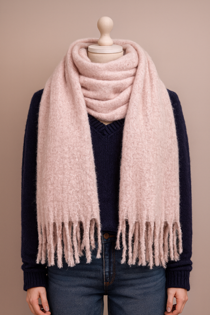 ECHARPE ROSE DOUCEUR