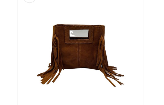 SAC A MAIN CUIR MAJA SMALL CAMEL